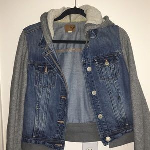 AE Hoodie Jean Jacket